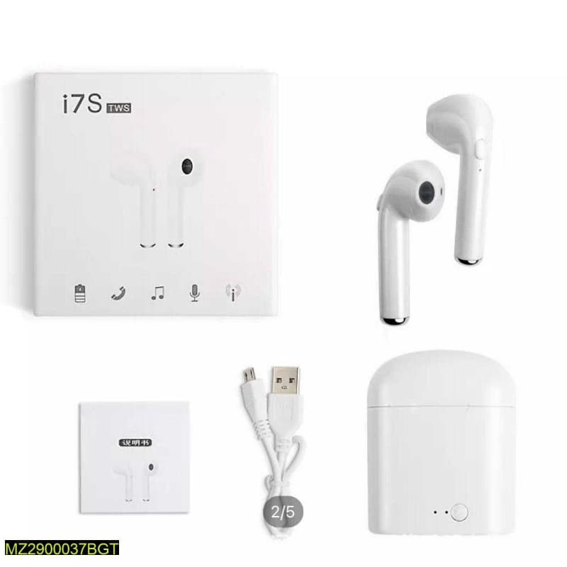 i7S TWS Wireless Twins Bluetooth Earbuds, Earpods, Wireless Handree, Wirele