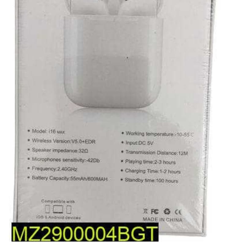 True Wireless Stereo I16 Max