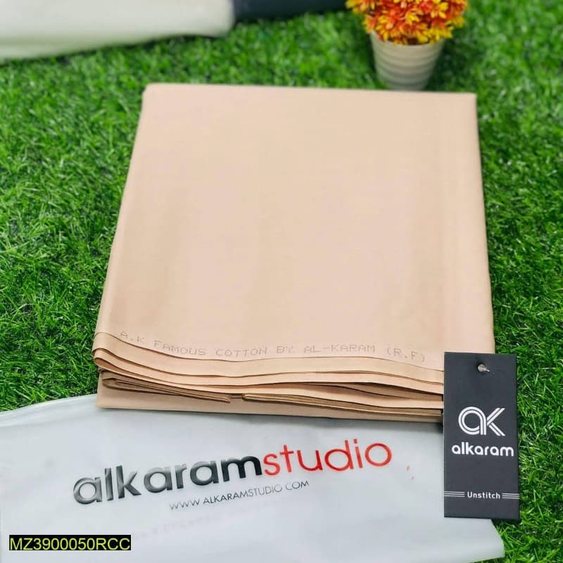 Inspired By Alkaram, Men's Cotton Febric Unstitched