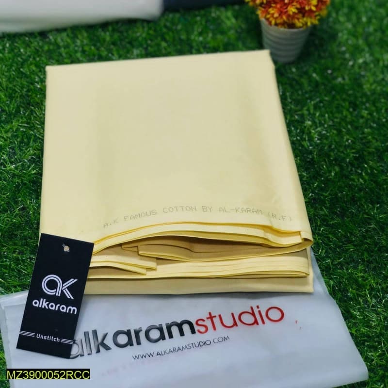 Inspired By Alkaram, Men's Cotton Febric Unstitched