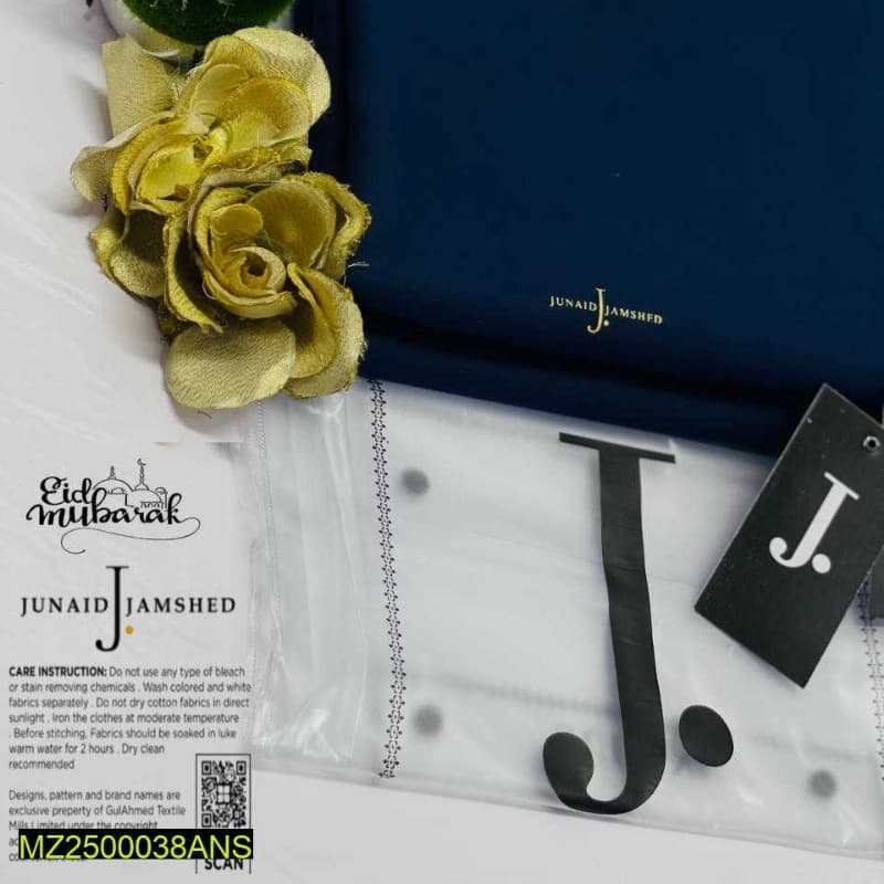 J. Soft Cotton Suit For Men Unstiched