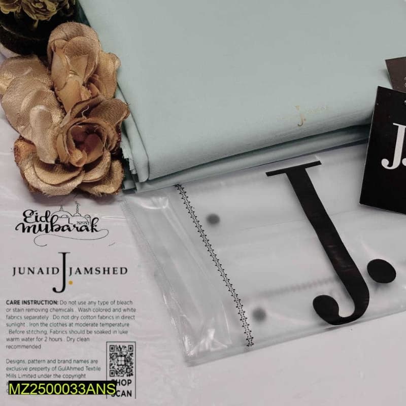 J. Soft Cotton Suit For Men Unstiched