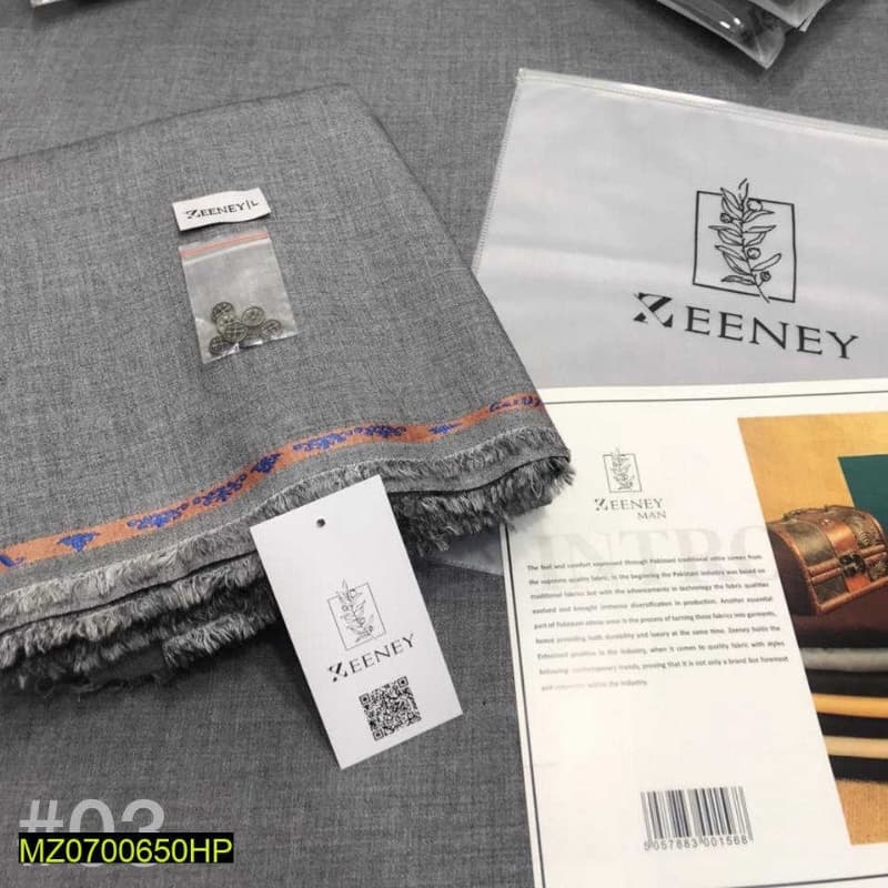 Inspired By Zeeney, Men's wool febric Unstiched