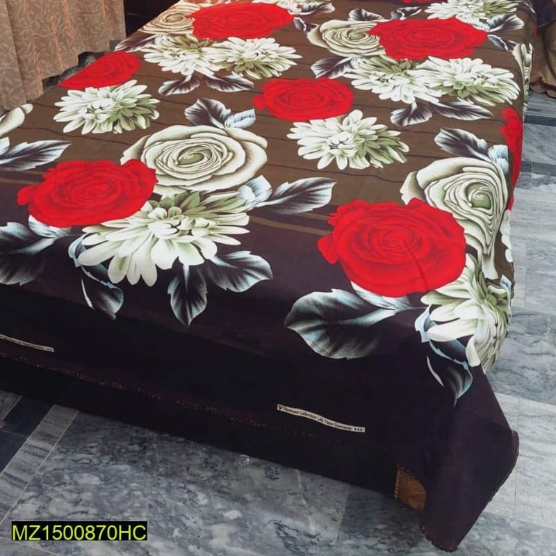 2x Digital Printed Cotton Bedsheets with 2x Pillow