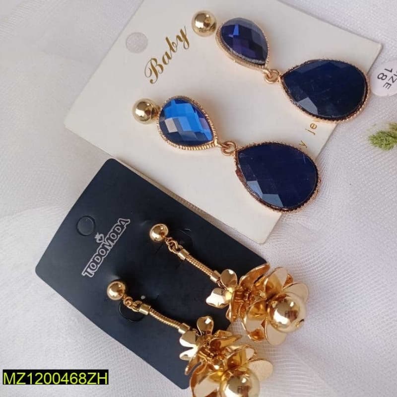 2 Pairs Of Western Earrings And Ring