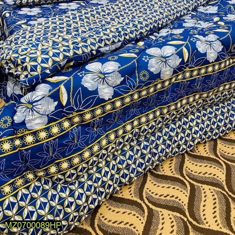 HomeTex Plus 6pcs Vicky bedsheet Razai Set