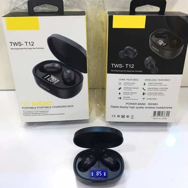 Realme TWS T-12 Bluetooth 5.0 Earbuds