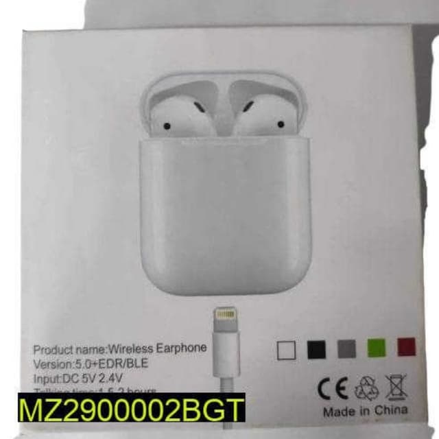 I12 Bluetooth Ipord 5.0, Earpods, Earbuds, Wireless Earphones.